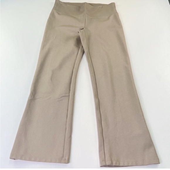Soft Surroundings Slimming Bootcut Pants Womens Size 1X Tan - Picture 2 of 7